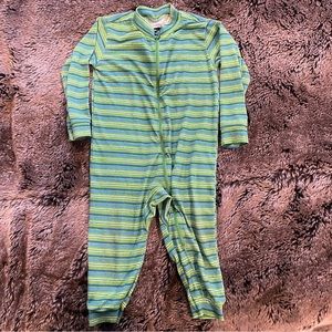 🌙 REI - Green Striped Bodysuit